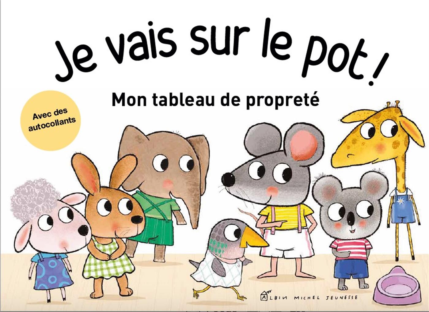 Je vais sur le pot ! : mon tableau de propreté – QUB livre