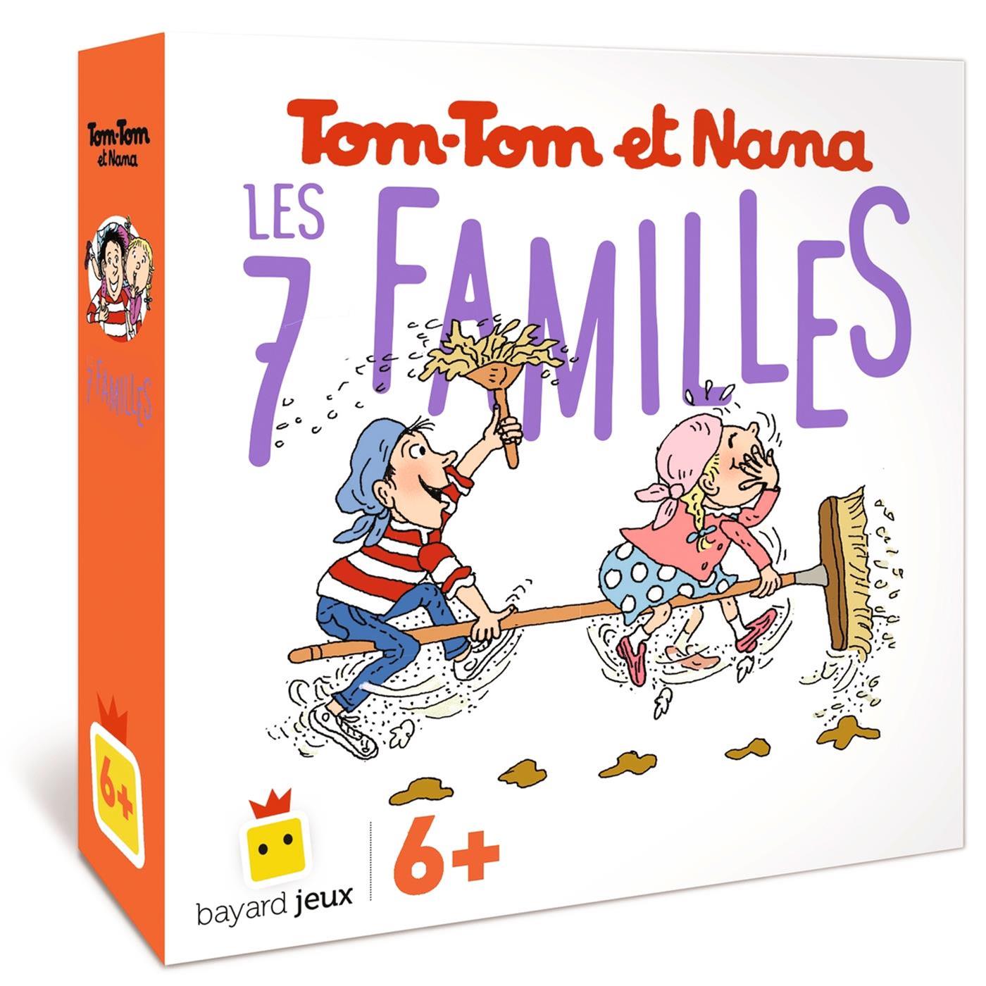Jeu TomTom & Nana Les 7 familles QUB livre