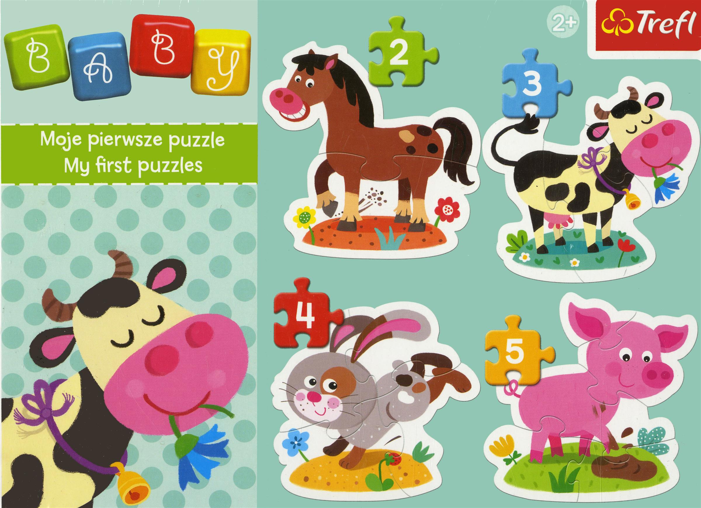 Baby first puzzles -animaux de la ferme – QUB livre