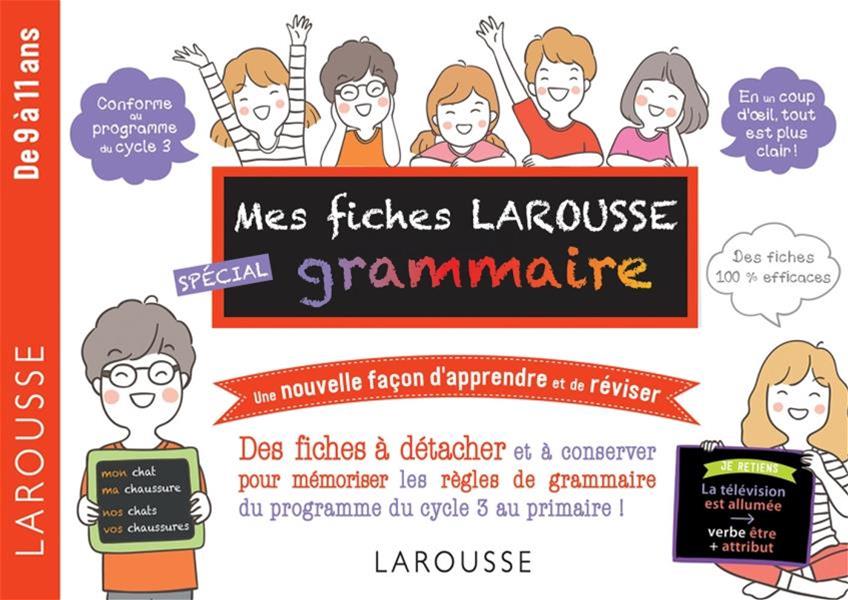 FICHES LAROUSSE SPECIAL GRAMMAIRE -MES