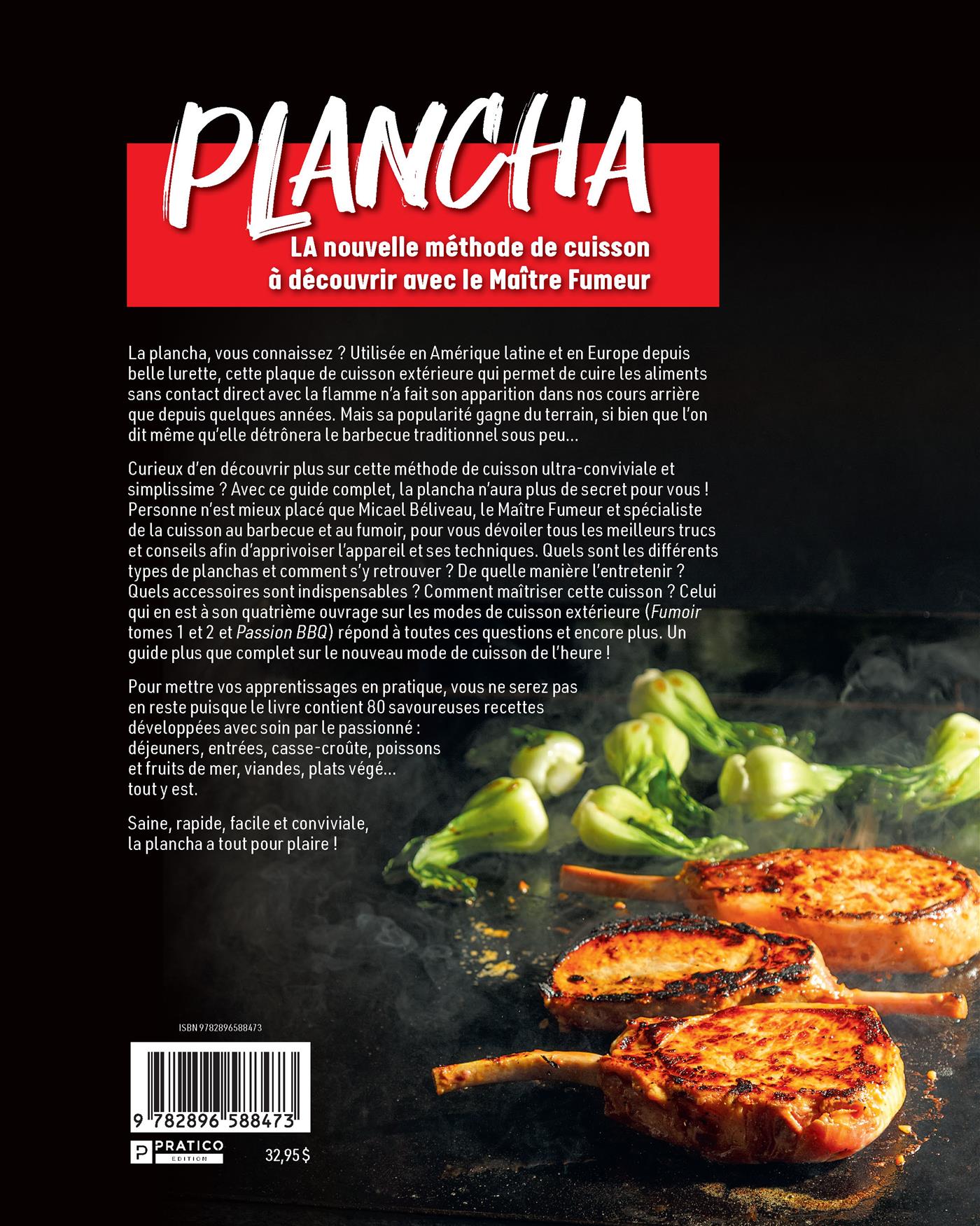 Plancha : LA nouvelle méthode de cuisson à découvrir avec le Maître Fu –  QUB livre
