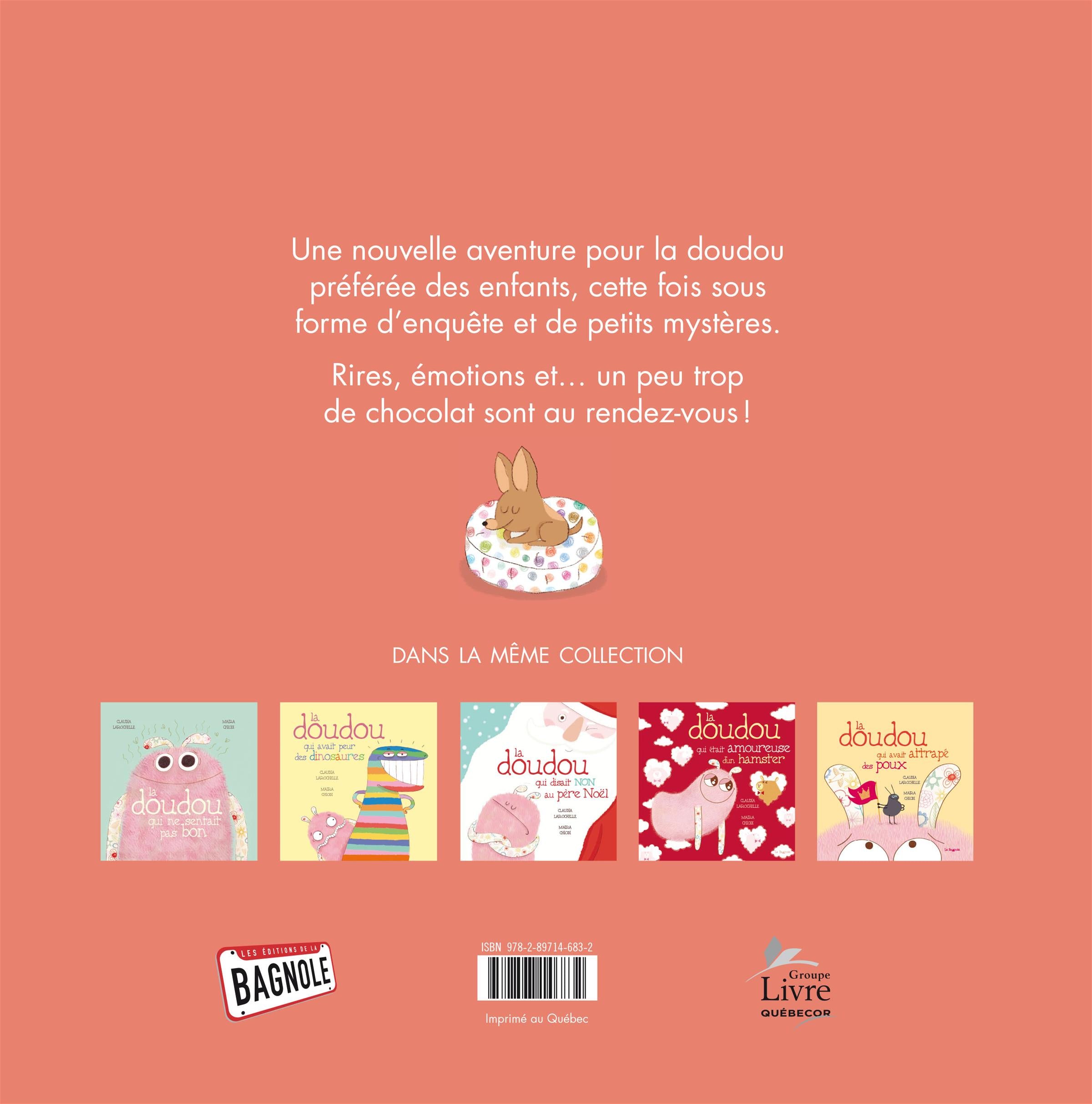 La doudou qui aimait trop le chocolat QUB livre